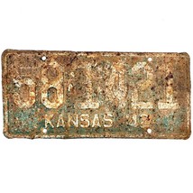 1942 United States Kansas Philips County Passenger License Plate 58-1421 - £26.79 GBP