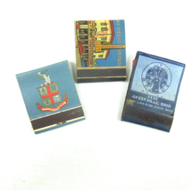 3 Vintage Matchbooks Minneapolis Club, Pioneer Club Las Vegas &amp; BPOE Elks Lodge - £11.96 GBP