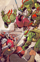 TMNT Teenage Mutant Ninja Turtles Art Print Poster 11x17 Mondo Red Variant - £63.94 GBP