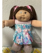 Vintage Cabbage Patch Kid Girl Brown Hair Brown Eyes Head Mold #3 1984 - $265.00
