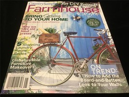 Country Sampler Farmhouse Style Magazine Spring 2022 Bring Spring to your Home - £8.60 GBP