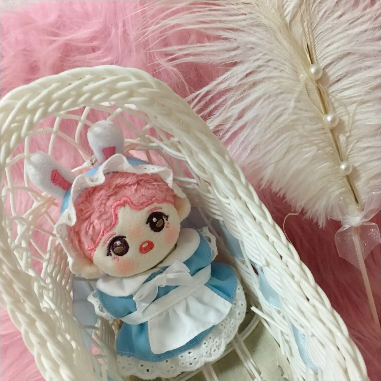 10cm starfish doll clothes maid star doll clothes doll not for sale - $17.48