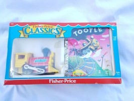 Vtg 1987 #2253 Fisher-Price Classics &quot;Toot-Toot Engine &amp; Little Golden Book lot - £94.96 GBP
