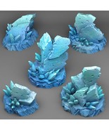 3D Printed Fantastic Plants and Rocks Frozen Rocks 28mm - 32mm D&amp;D Warga... - $26.43 CAD+
