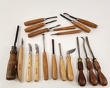 Wood Carving Tools Zwilling Marples KST Gouges Knives Whittling LOT Germany - £61.71 GBP