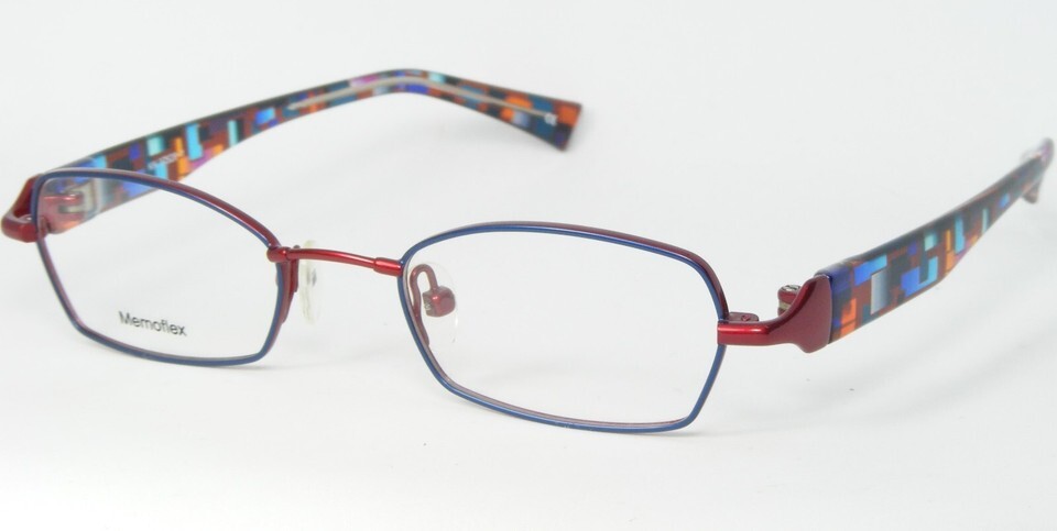 KUHLMEY KANA Memoflex Girls KK 37528-1 BLUE BURGUNDY EYEGLASSES FRAME 44... - $53.91