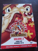 Disney&#39;s Chip &amp; Dale Rescue Rangers 3 Disc Set Volume 2 Very Good Dvd - £9.84 GBP