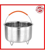 3 Size Options: Stainless Steel Vegetable Steamer Basket for 8qt Instant... - $899.23 MXN
