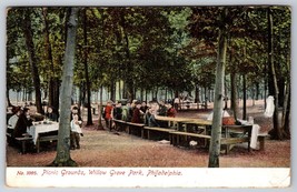 Picnic Grounds Willow Grove Park Philadelphia Pennsylvania 1907 DB Postcard D15 - £11.63 GBP