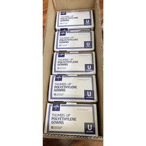 Medline NONTH180 Thumbs Up Polyethylene Blue Isolation Gowns (75) NEW Me... - £47.05 GBP