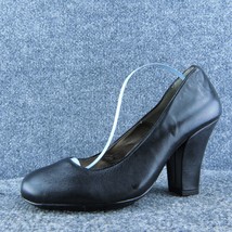 Sofft  Women Pump Heel Shoes Black Leather Size 6 Medium - $24.75