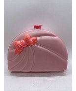 VINTAGE Mattel Barbie Caboodle Case Pink Bow 1990s - $31.92