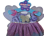 Build A Bear Workshop Purple, Blue &amp; Pink Butterfly Dress - £10.24 GBP