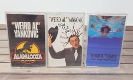 Weird Al Yankovic Cassette Tape Lot (3) Off The Deep End Alapalooza Bad Hair Day - £14.35 GBP