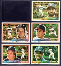 5 Chicago White Sox 1988 Topps Big Baseball Harold Baines Greg Walker Dan Pasqua - £1.58 GBP