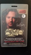 DARRYL WORLEY  ORIGINAL DARRYL &amp; DICKEL 03 / 1 / 07 SHOW LAMINATE BACKST... - £38.53 GBP