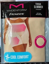 Maidenform Flexees 3XL Thigh Slimmer Smooths Light FP0060 Cool Comfort / Beige - £9.26 GBP