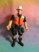 Chap Mei Dino Valley Hunter With Orange Vest White Hat Action Figure  - £3.87 GBP