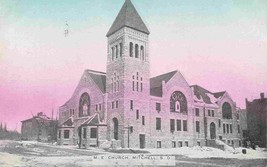 M E Church Mitchell South Dakota 1910c postcard - £5.53 GBP