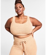 MSRP $59 Nina Parker Trendy Plus Size Teddy Scoop-Neck Bralette Beige Si... - $28.34 CAD