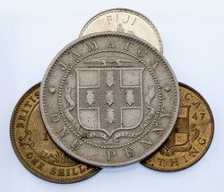 1920-1947 Británico Colonial Moneda Lote De 4 ( XF A Unc. Estado) - £41.54 GBP