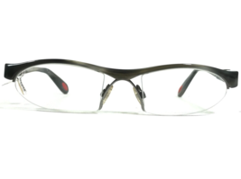 Bugatti Eyeglasses Frames Odotype 371 93 Grey Rectangular Half Rim 50-20... - £96.33 GBP