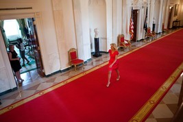 Dr. Jill Biden in the Cross Hall of the White House 2011 Photo Print - £7.03 GBP+