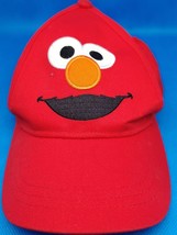 Sesame Street Elmo Baseball Cap Kids Hat Adjustable Strap Red Youth - £4.76 GBP