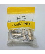 Apollo PEX 3/4&quot; x 3/4&quot; BRASS Coupling APXC34345PK 5-Pack - $5.89
