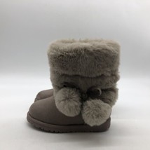 Makalu Cozy Land Faux Fur Snow Winter Boots Zip Opening Girls Size US 7 M - £14.40 GBP