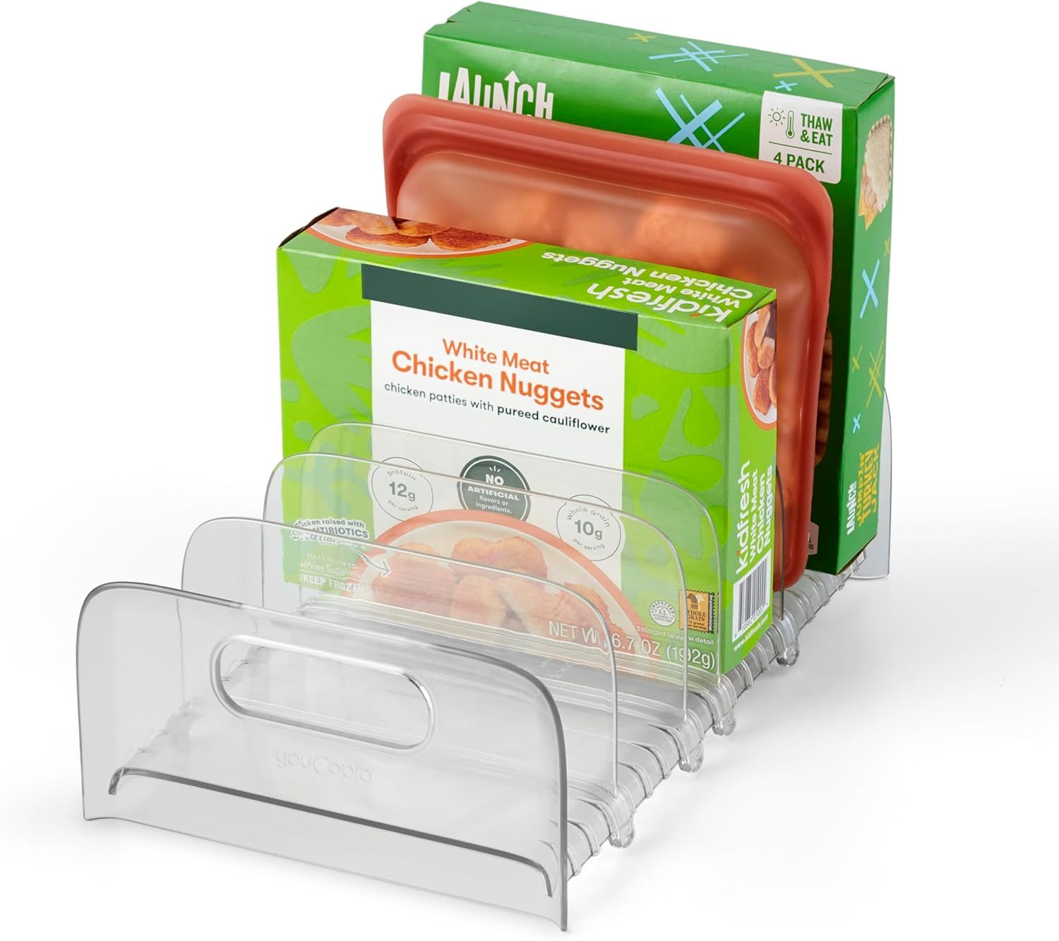 Youcopia Freezeup Freezer Rack 12&quot; Bpa-Free Fridge Organizer With, Clear - $39.95