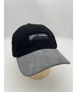 Zyia Active Wear Black Sherpa Baseball Cap Hat Soft Adjustable - $8.00