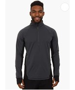Brooks Men&#39;s Drift 1/2 Zip Long Sleeve Activewear Jacket, Asphalt Gray, ... - $54.44