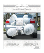 Car Decorating Wedding Party Kit Classic Tassels and Honeycomb Bells Bri... - $13.25