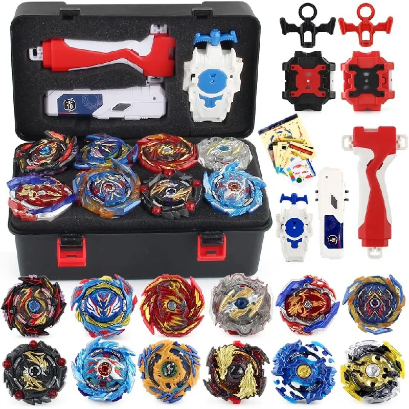 Beyblades Burst Battling Top  Gyros Set 12 Spinning Tops 3 Launchers Com... - £24.67 GBP+