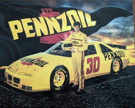 Michael Waltrip  #30 Pennzoil Pontiac Team 8x10 Photo Card - £4.74 GBP