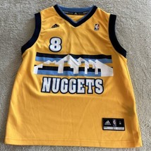 Adidas Denver Nuggets Basketball Youth Yellow 8 GALLINARI Jersey 10-12 M... - $17.15