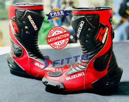 Ducati Motorbike Boots Motorcycle Shoe Bike Leather Boot Ride Leder Bike... - $119.99