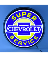 Chevrolet Super Service LED Backlit Sign 7CHEVS - £196.08 GBP