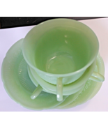 JADE GREEN Cup &amp; Saucer Set (4 each) - $444.78 MXN
