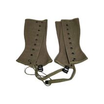 WWII US Army Canvas Leggings Gaiters Pair Dated 1942 Original Size 3 READ - €37,40 EUR