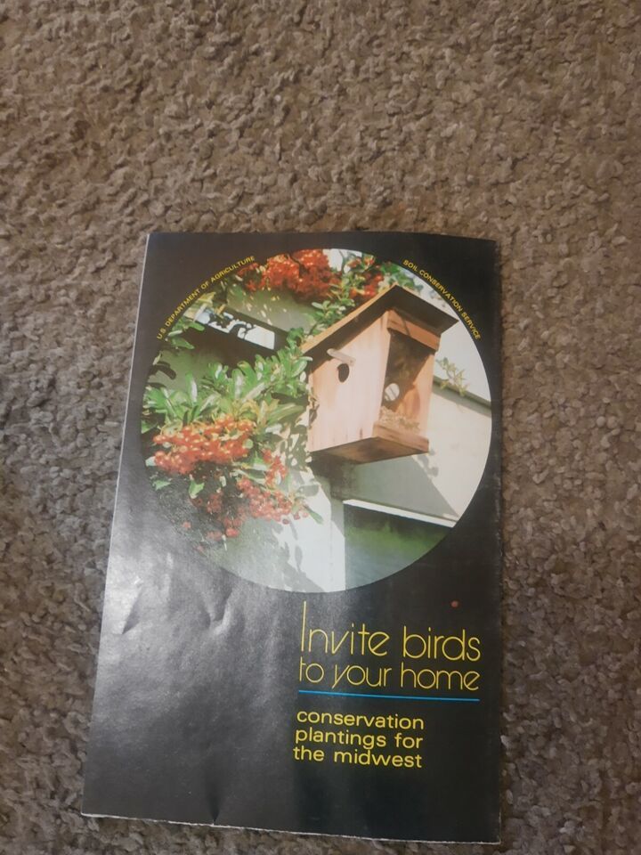 Primary image for Vintage 1970s Department of Agriculture Invite Birds to Home Plants Booklet