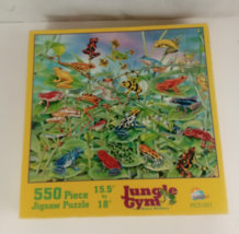 SunsOut 500 Pieces Jigsaw Puzzle Jungle Gym (Frogs) 100% Complete - £6.61 GBP
