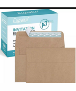 5X7 Envelopes Self Seal 250 Pack, Brown A7 Envelopes, Kraft Paper Envelopes - $411.68 MXN