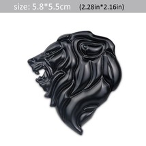  logo car sticker reflective decal auto decoration badge motorcycle lion head emblem 3d thumb200