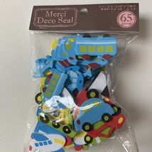 65 Piece Sponge mini Car Sticker - $16.00