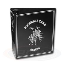 1 BCW 3" Heavy Duty D-ring Black Football Binder Album - $17.53