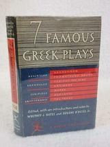 Seven Famous Greek Plays 1950 The Modern Library, Ny #158 HC/DJ [Hardcover] Unkn - £62.33 GBP