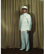 US Marine Corps Major in World War II Dress White uniform Photo Print - £6.92 GBP+