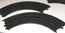 TYCO ROAD RACING- HO SCALE - 9&quot; 1/4 CIRCLE CURVE TRACKS- (2)-   EXC- L233 - $66.92 MXN